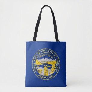 Bolsa Tote Bandeira do Estado de Nebraska