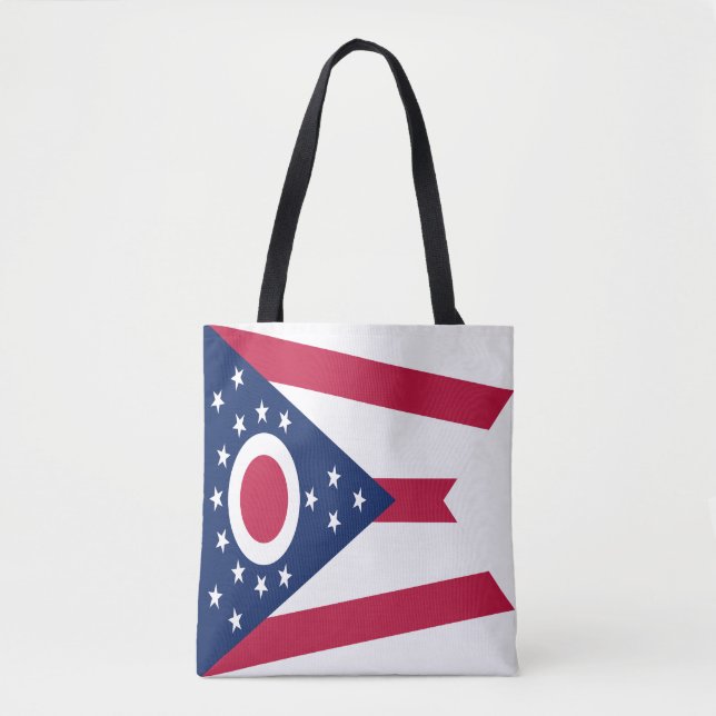 Bolsa Tote Bandeira do Estado de Ohio (Frente)