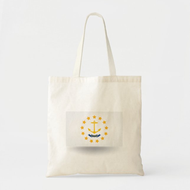 Bolsa Tote Bandeira do Estado de Rhode Island (Frente)