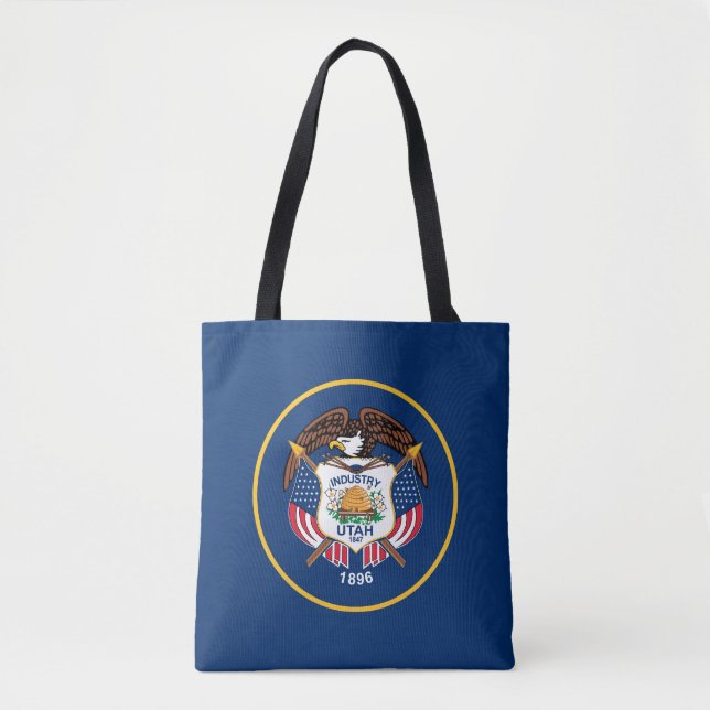 Bolsa Tote Bandeira do Estado de Utah (Frente)