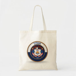 Bolsa Tote Bandeira do Estado de Utah Selo Tote Bag