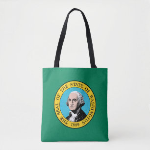 Bolsa Tote Bandeira do Estado de Washington