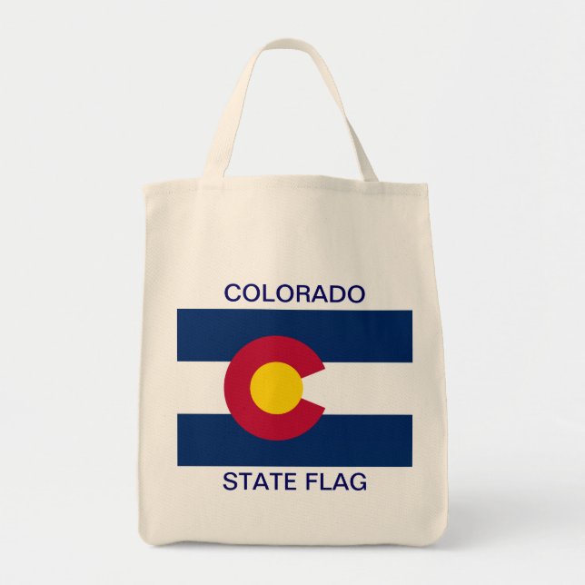 Bolsa Tote Bandeira do Estado do Colorado (Frente)