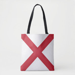 Bolsa Tote Bandeira Do Estado Legal Do Alabama