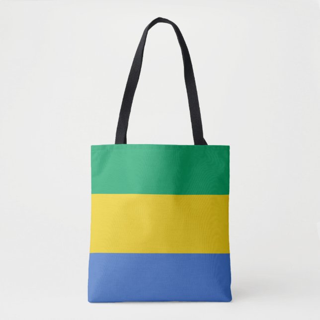 Bolsa Tote Bandeira do Gabão (Frente)