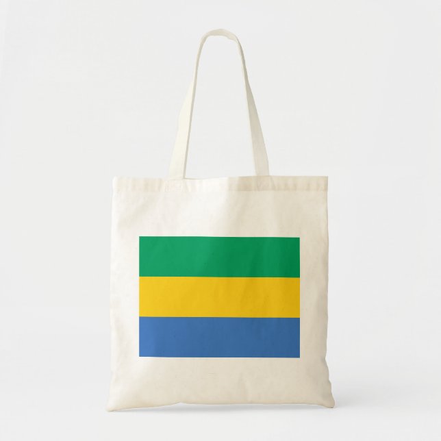 Bolsa Tote Bandeira do Gabão (Gabão) (Frente)