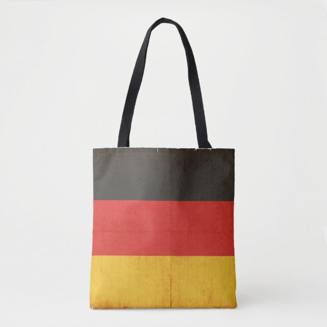 Bolsa Tote Bandeira do Grunge de Alemanha (Frente)