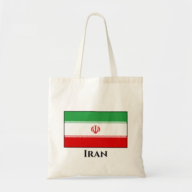 Bolsa Tote Bandeira do Irã (iraniano) (Frente)