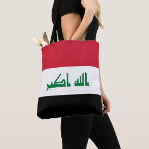 Bolsa Tote Bandeira do Iraque