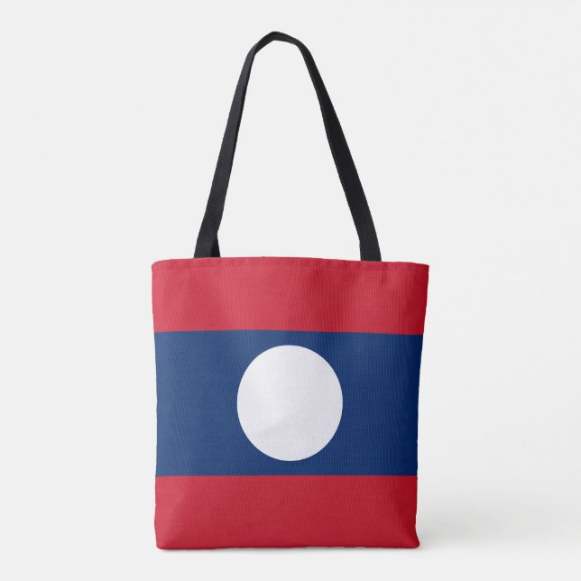 Bolsa Tote Bandeira do Laos (Verso)
