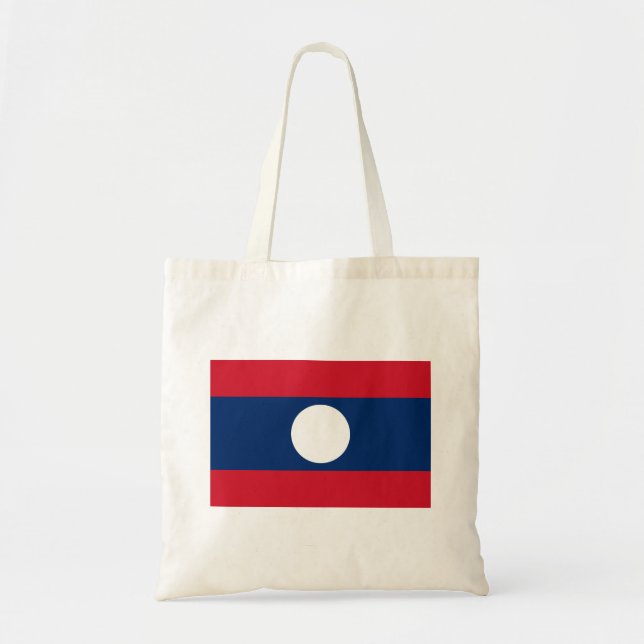 Bolsa Tote Bandeira do Laos (Frente)