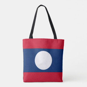 Bolsa Tote Bandeira do Laos, Bandeira do Laos