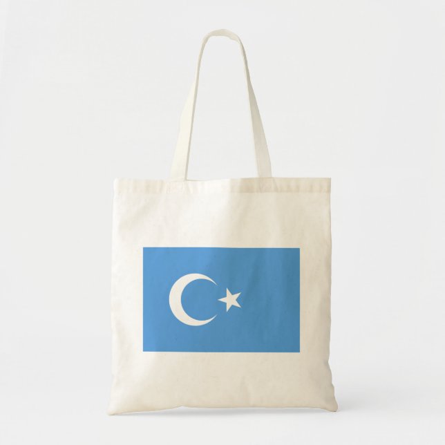 Bolsa Tote Bandeira do leste de Turkestan Uyghur (Frente)