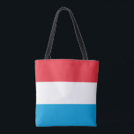 Bolsa Tote Bandeira do Luxemburgo<br><div class="desc">Bandeira Patriótica do Luxemburgo.</div>
