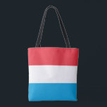 Bolsa Tote Bandeira do Luxemburgo<br><div class="desc">Bandeira Patriótica do Luxemburgo.</div>