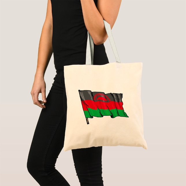 Bolsa Tote Bandeira Do Malawi (Criador carregado)