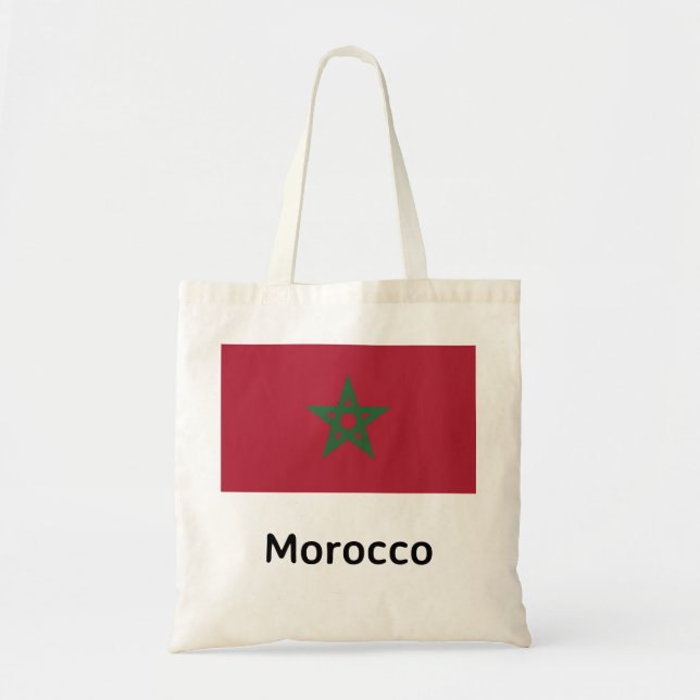 Bolsa Tote Bandeira do Marrocos (Frente)