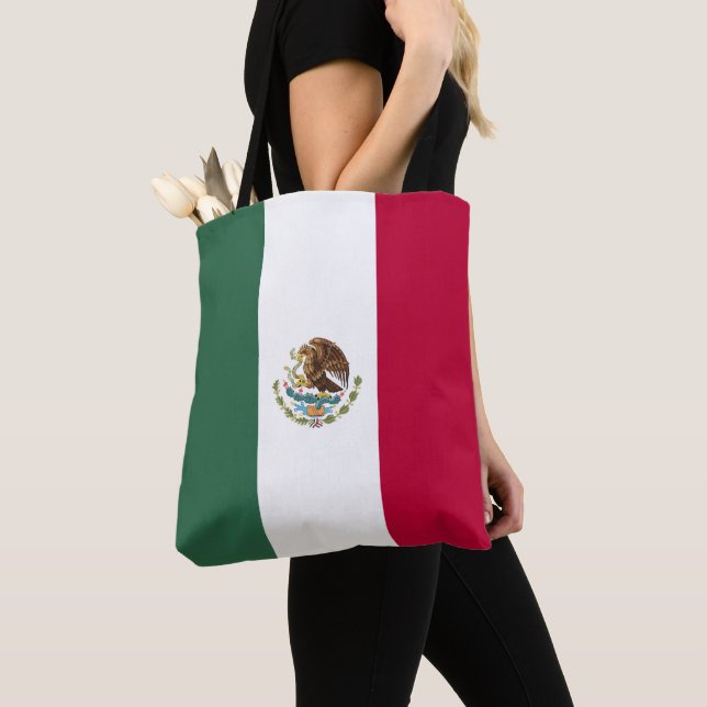 Bolsa Tote Bandeira do México (Close Up)
