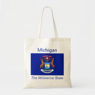 Bolsa Tote Bandeira do Michigan