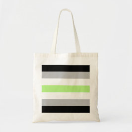 Bolsa Tote Bandeira do Orgulho Agênero – Identidade LGBTQIA+