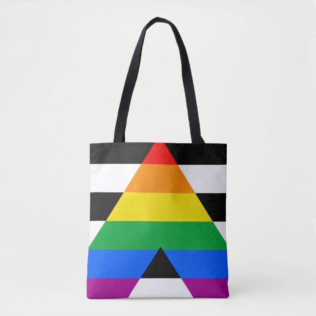 Bolsa Tote Bandeira do Orgulho Aliado (Frente)