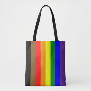 Bolsa Tote Bandeira do Orgulho Arco-íris da Filadélfia