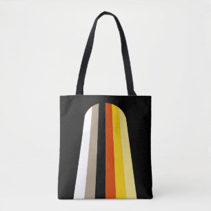 Bolsa Tote Bandeira do Orgulho de Cabelo Longo