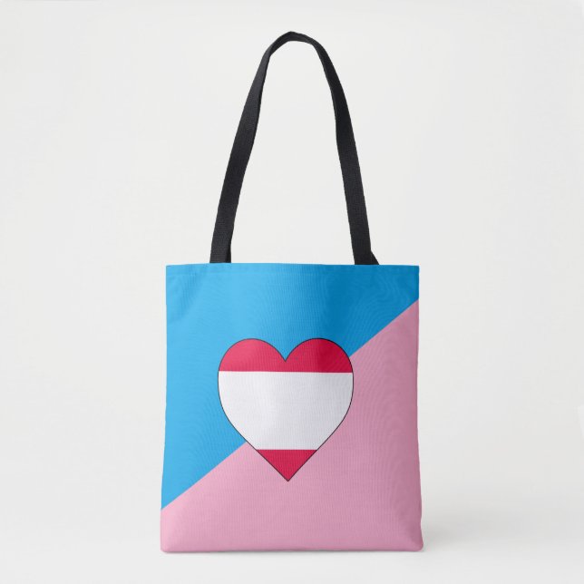 Bolsa Tote Bandeira do Orgulho do Jogo de Idade (Frente)
