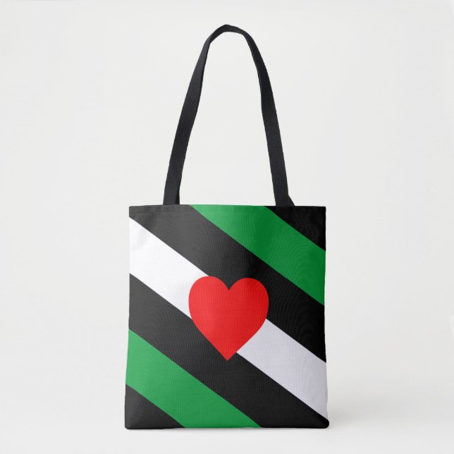 Bolsa Tote Bandeira do Orgulho Leather Boi (Frente)