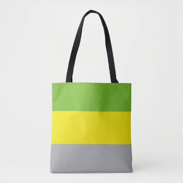 Bolsa Tote Bandeira do Orgulho Litromântico (Frente)