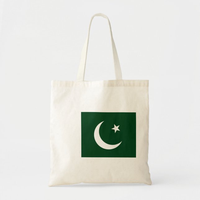 Bolsa Tote Bandeira do Paquistão (Frente)