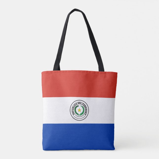 Bolsa Tote Bandeira do Paraguai (Verso)