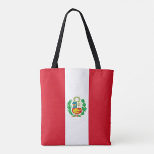 Bolsa Tote Bandeira do Peru
