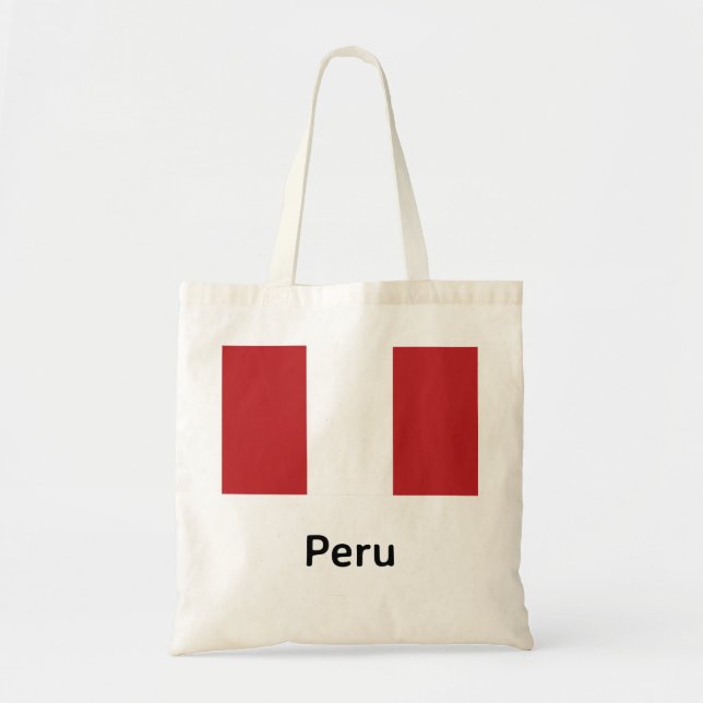 Bolsa Tote Bandeira do Peru (Frente)