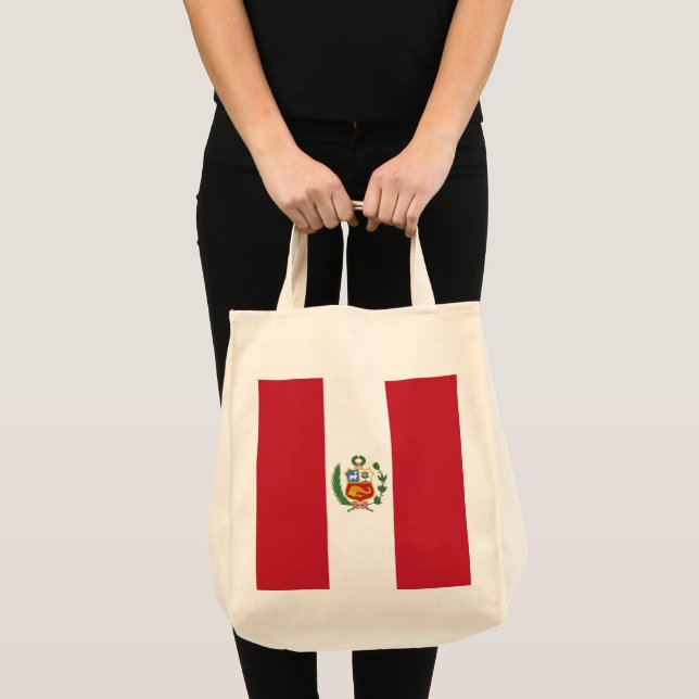 Bolsa Tote Bandeira do Peru (Frente (produto))