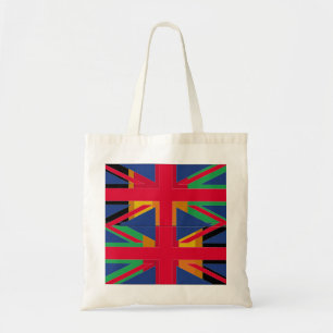 Bolsa Tote Bandeira do saco de Reino Unido e de Benin