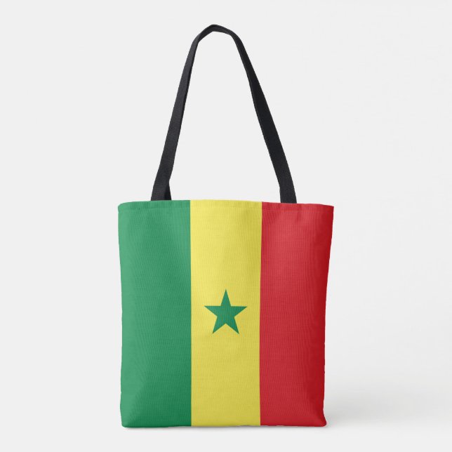 Bolsa Tote Bandeira do Senegal (Verso)