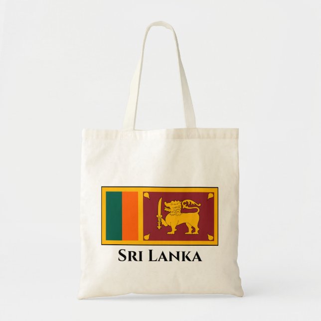 Bolsa Tote Bandeira do Sri Lanka (Frente)