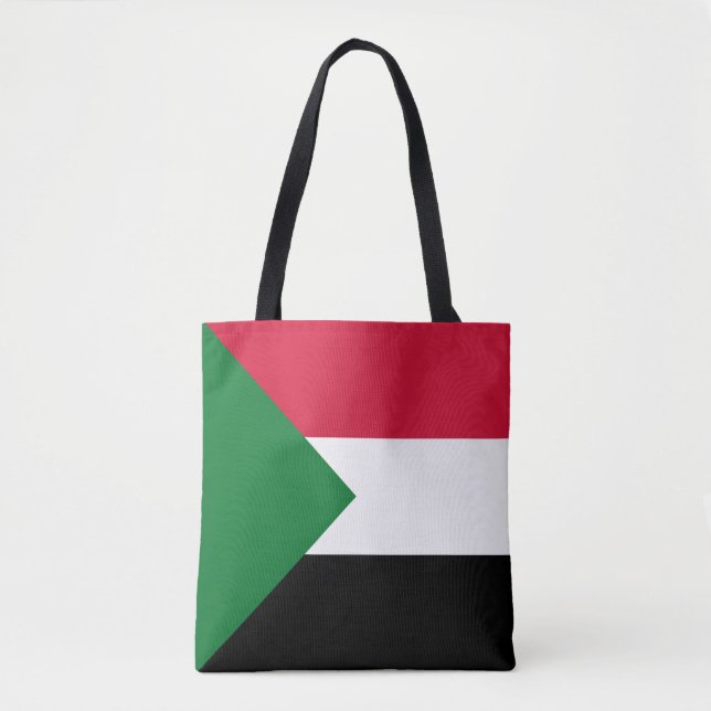 Bolsa Tote Bandeira do Sudão (Frente)