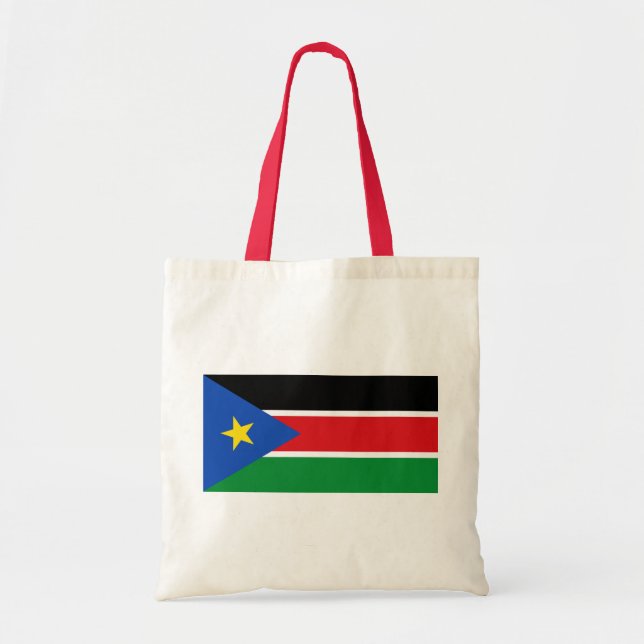 Bolsa Tote bandeira do Sudão do Sul (Frente)