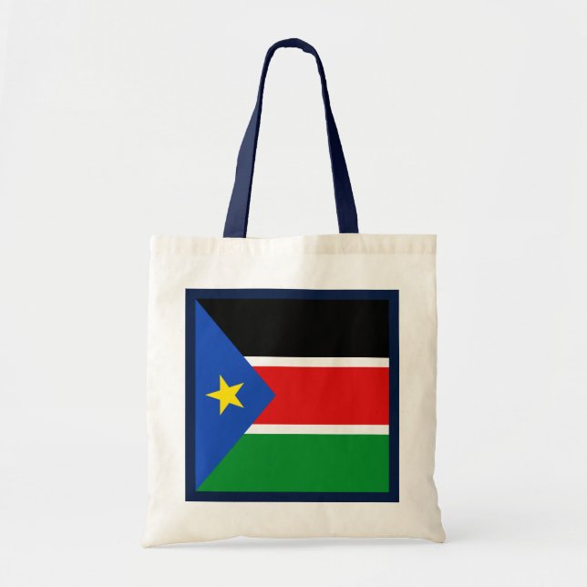 Bolsa Tote Bandeira do Sudão do Sul (Frente)