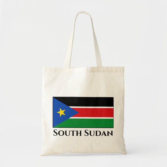 Bolsa Tote Bandeira do Sudão do Sul (Frente)