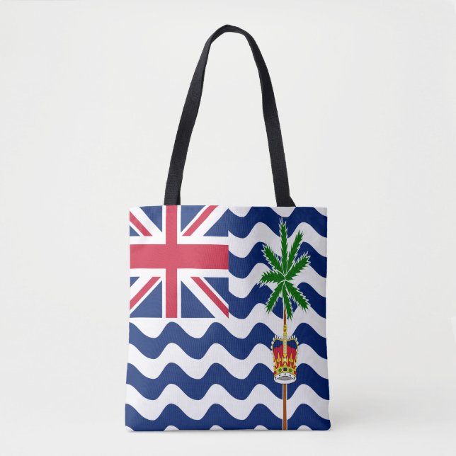 Bolsa Tote Bandeira do Território Britânico do Oceano Índico (Frente)
