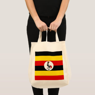 Bolsa Tote Bandeira do Uganda
