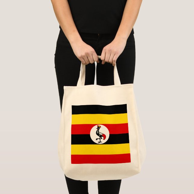 Bolsa Tote Bandeira do Uganda (Frente (produto))
