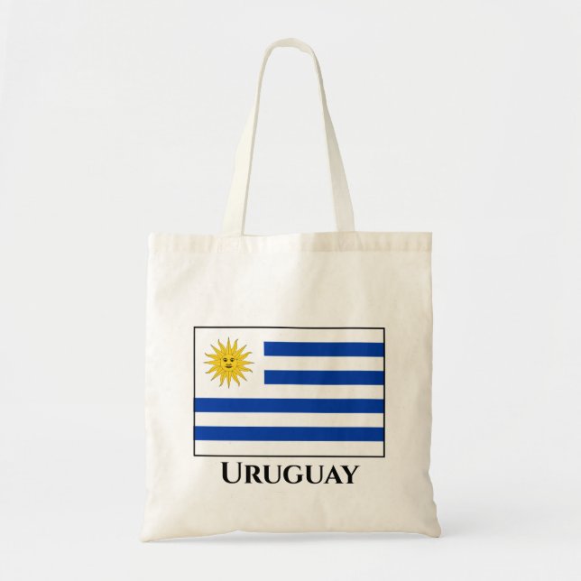 Bolsa Tote Bandeira do Uruguai (Uruguai) (Frente)