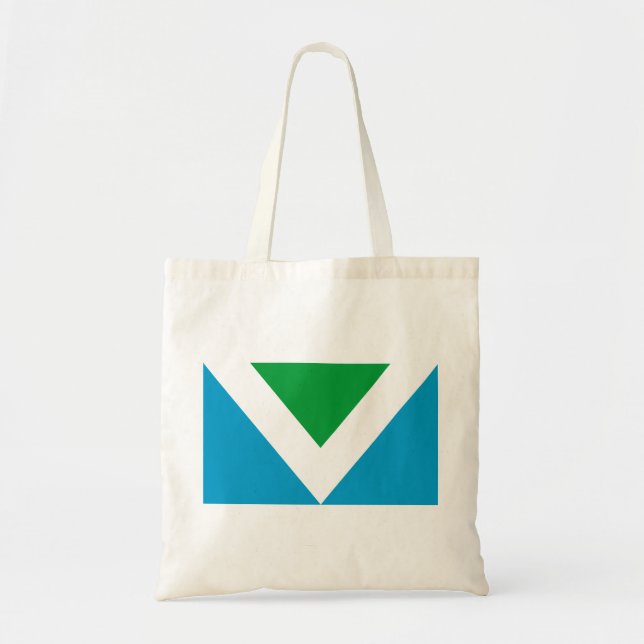 Bolsa Tote Bandeira do vegão internacional (Frente)