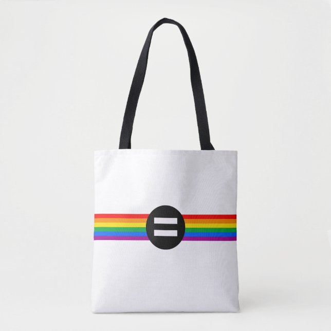 Bolsa Tote Bandeira dos Direitos Gay (Frente)