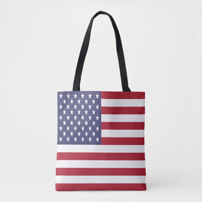 Bolsa Tote Bandeira dos Estados Unidos (Frente)