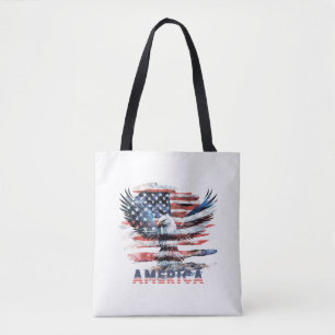 Bolsa Tote Bandeira dos Estados Unidos. América